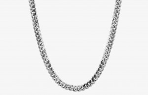 Catena Oliver Cabell 5mm Cuban Argento | Italia-138749